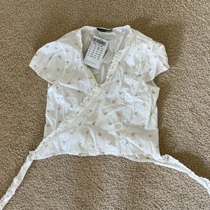 Brandy Melville Wrap Around Top